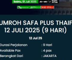 Umrah Plus Thaif 12 Juli 2025