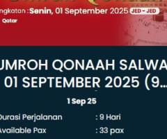 Umrah Qanaah 1 September 2025