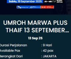 Umrah Marwa 13 September 2025
